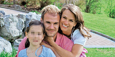 Zickler mit Noch-Ehefrau Elisabeth und Tochter Elena