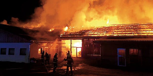 Ziegen verbrannt Fürnitz Kärnten