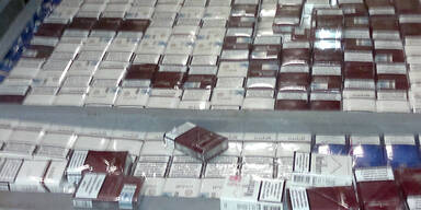 13.800 Zigaretten trickreich geschmuggelt