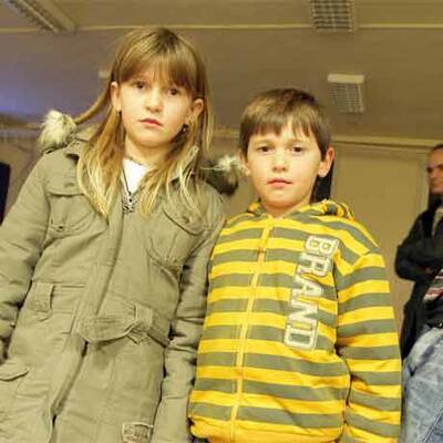 4 Kinder im Asylantenlager