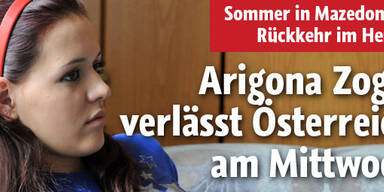 Arigona verlässt Österreich am Mittwoch