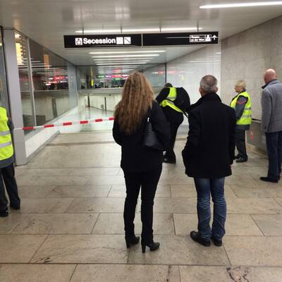 Feuer-Alarm in der Wiener U-Bahn