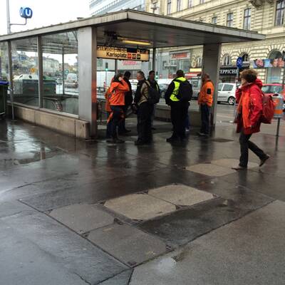 Feuer-Alarm in der Wiener U-Bahn