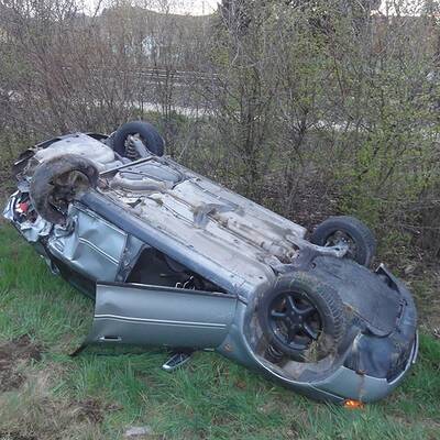 Pkw krachte in Auto von Ersthelfer