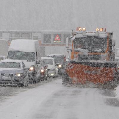 Schnee-Chaos am Brenner