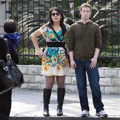 Zuckerberg mit Freundin in Shanghai