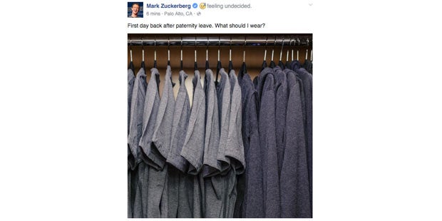 Zuckerberg begeistert mit Schrank-Foto