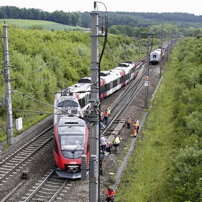 Westbahnstrecke nach Zugentgleisung unterbrochen