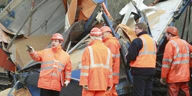Zug rammt Lkw  - 16 Verletzte