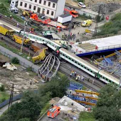 Zugunglück in Tschechien