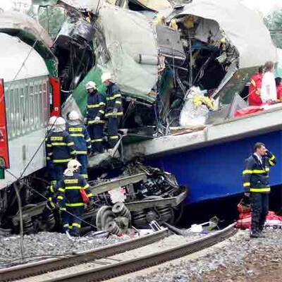 Zugunglück in Tschechien