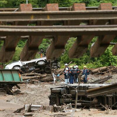 So wütet Taifun Neoguri