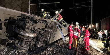 Schwere Zug-Kollision in Kritzendorf