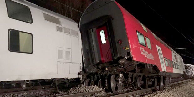 Schwere Zug-Kollision in Kritzendorf