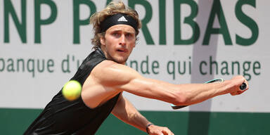Alexander Zverev bei den French Open