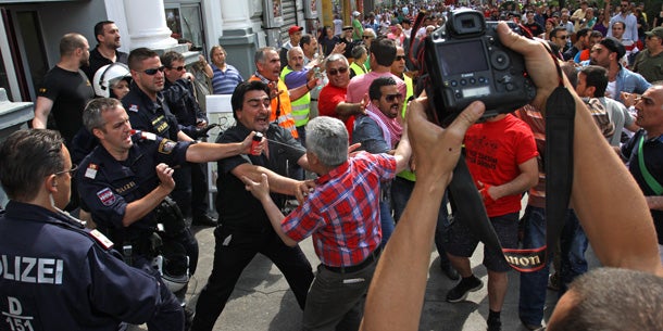 Erdogan in Wien: Randale und Skandale