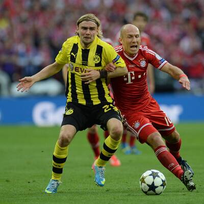 Bayern gegen Dortmund. Das Finale der Champions League in Wembley.