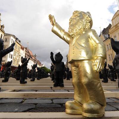 Hitler-Zwerge erregen Gemüter