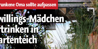 Zwillinge ertrinken im Teich der Oma