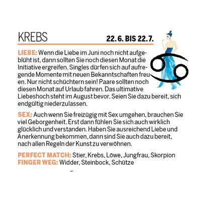 Sommer-Flirt Horoskop 2017