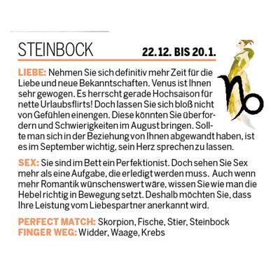 Sommer-Flirt Horoskop 2017